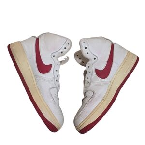 Nike Air Force 1 Mid '07 White/Red Vintage Sneakers